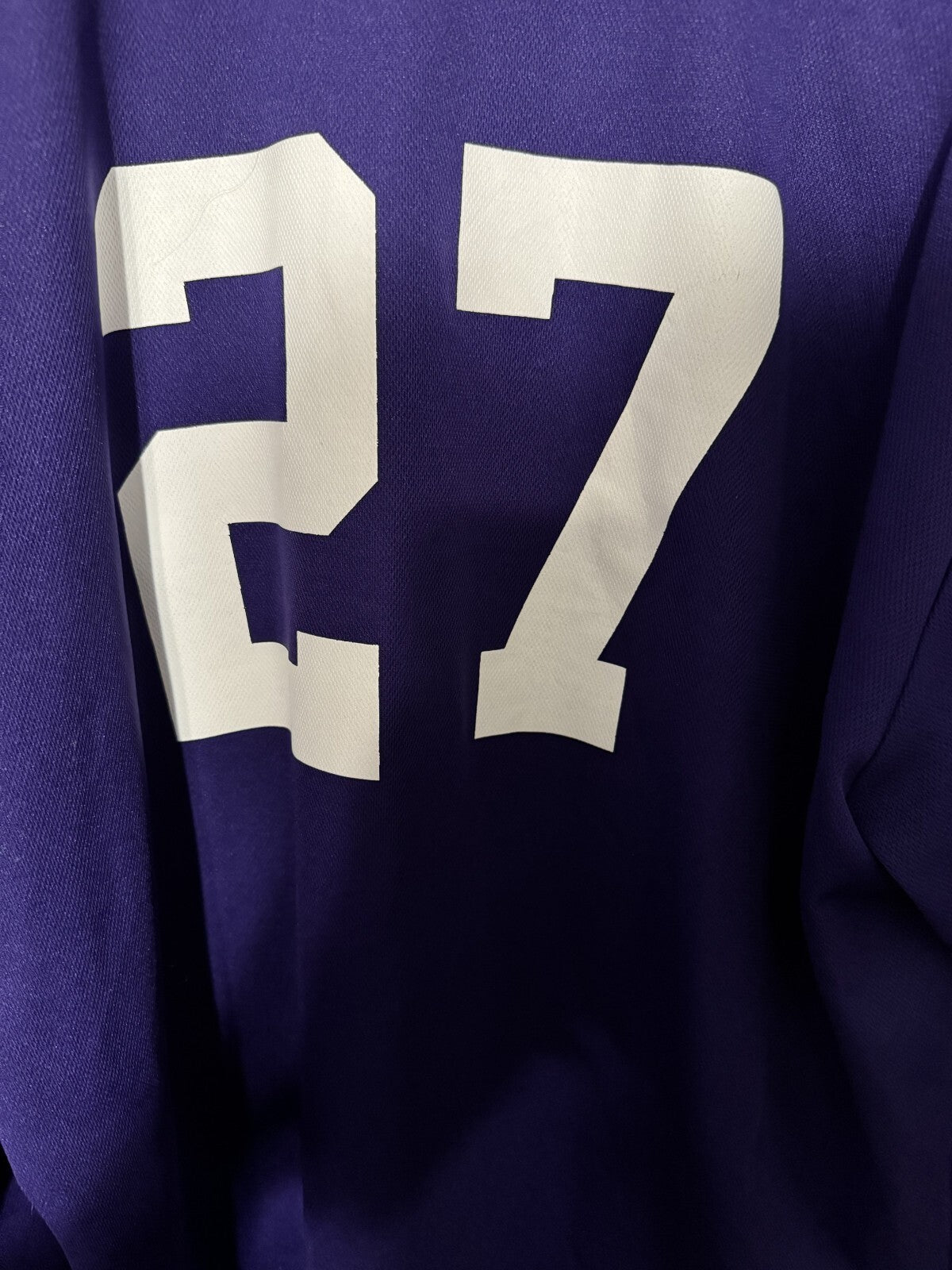 Manchester Monarchs AHL ECHL #27 Purple Hockey Jersey Size Men XL CCM