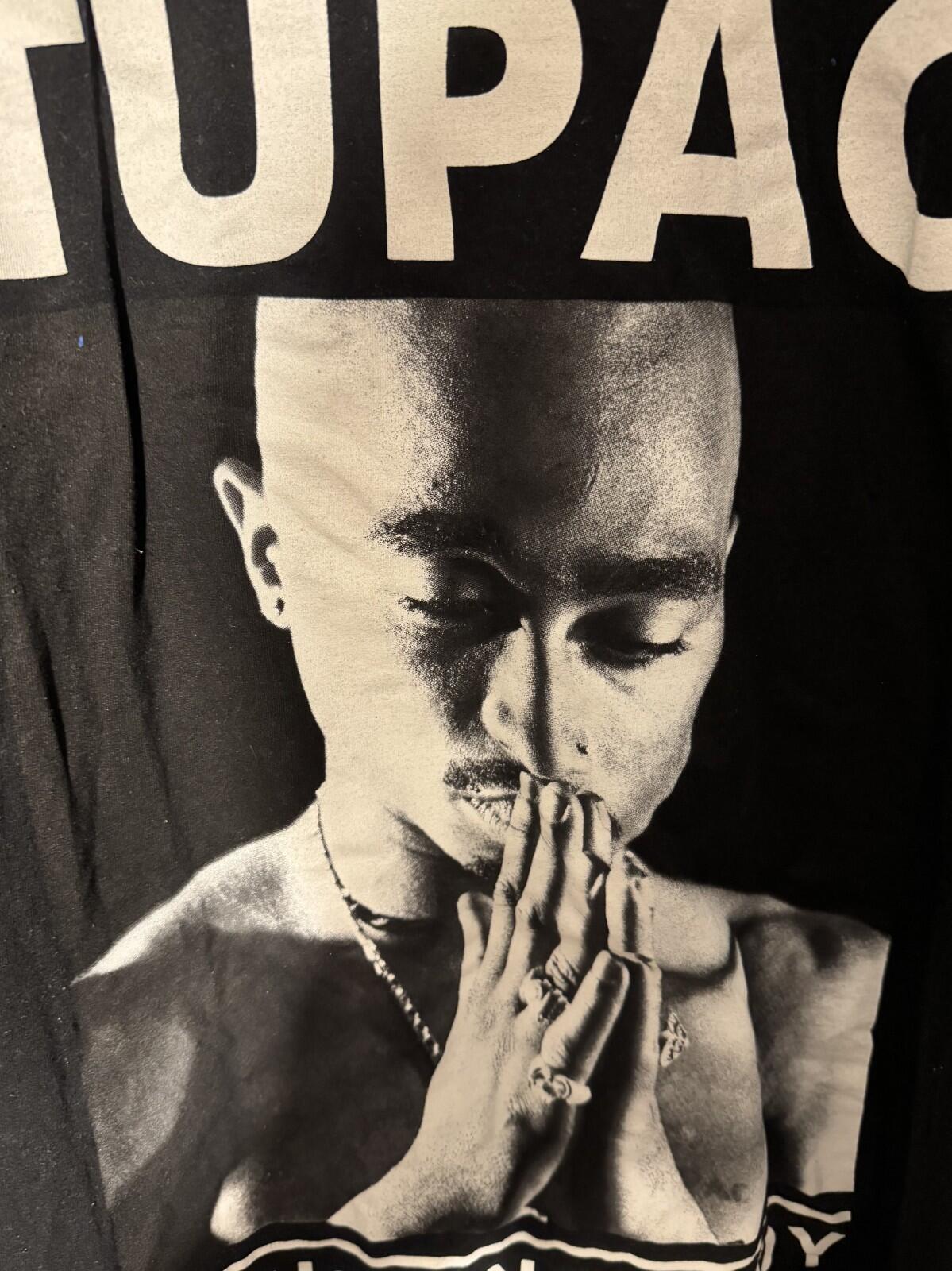 Tupac Shakur Trust Nobody t-shirt Black Men's size XXL