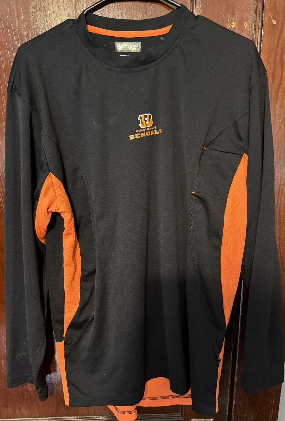 Cincinnati Bengals Long Sleeve T-Shirt Black Men’s Size L