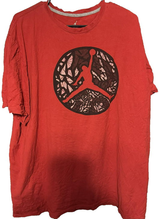 Nike Air Jordan Logo Jumpman t-shirt Men Sz XXL Red