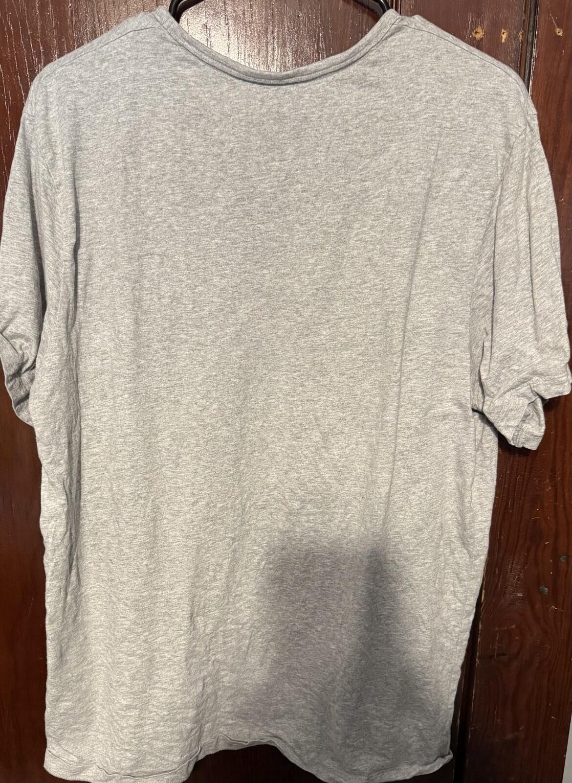 Calvin Klein Logo Tee shirt Men's Size XL Gray