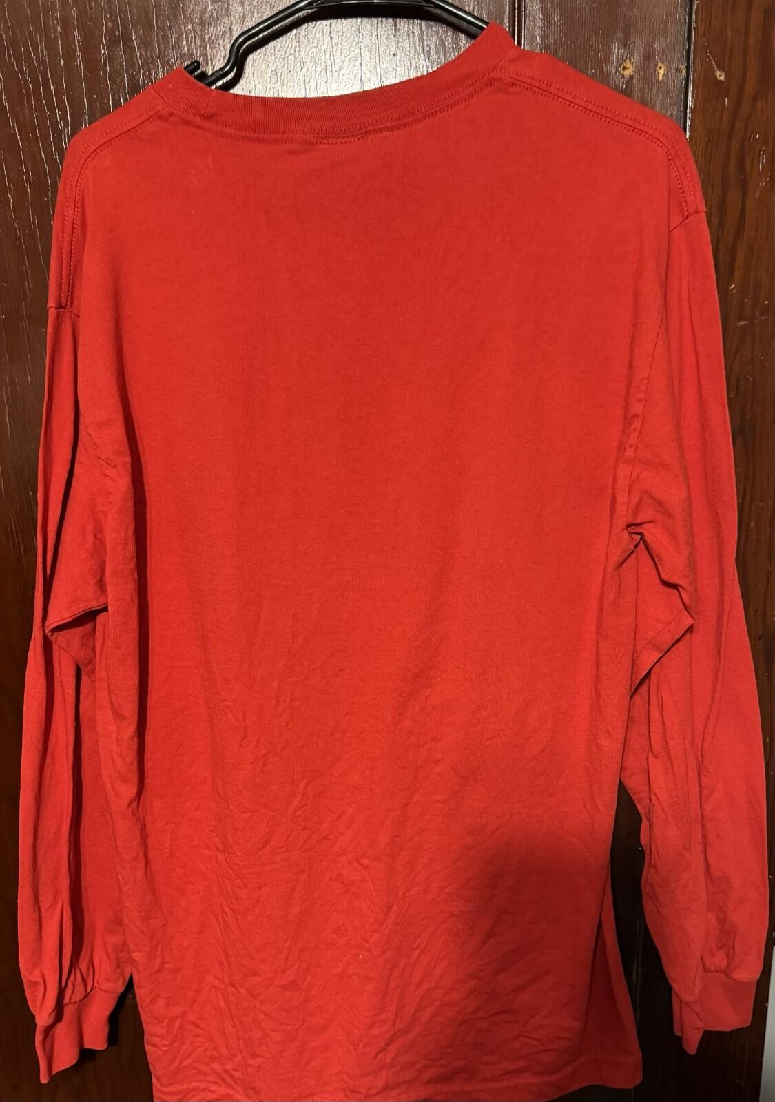 Washington Nationals Baseball Long Sleeve t-shirt Men's Size L Red