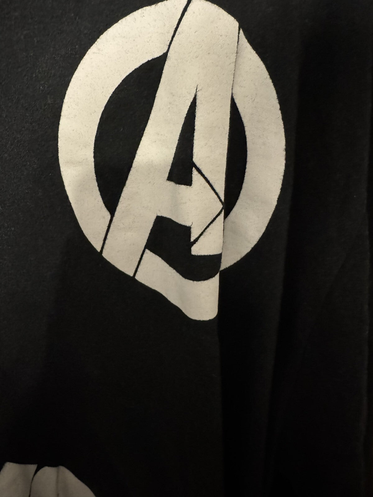 Marvel Avengers Long Sleeve Tee shirt Men's Sz 2XL Black