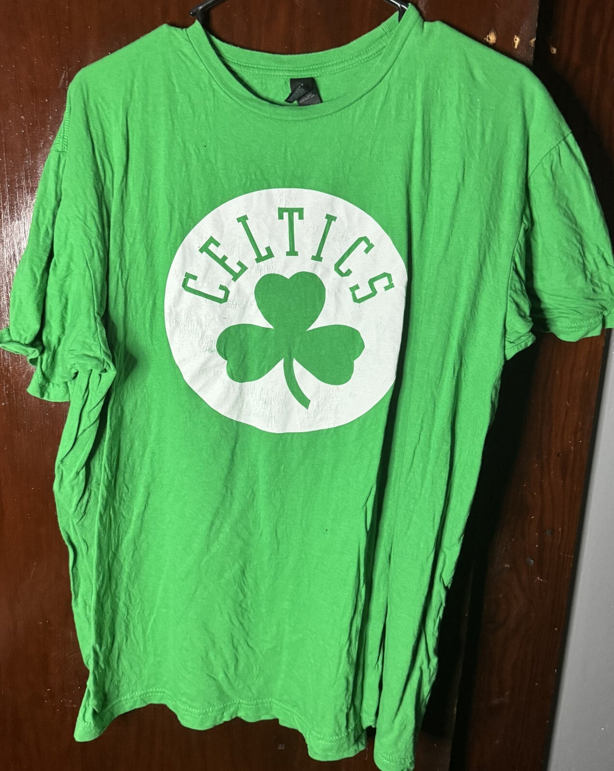 Boston Celtics Short Sleeve T-Shirt Men Size XL NBA Green