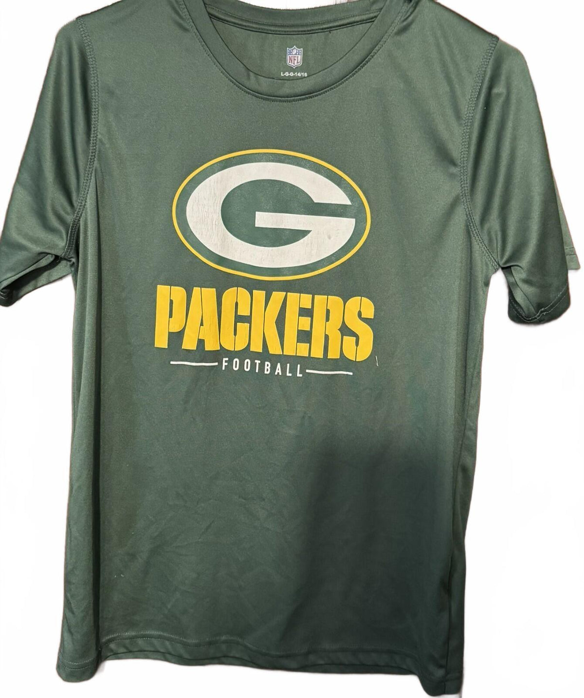 Green Bay Packers t-shirt Kid's Size L Green