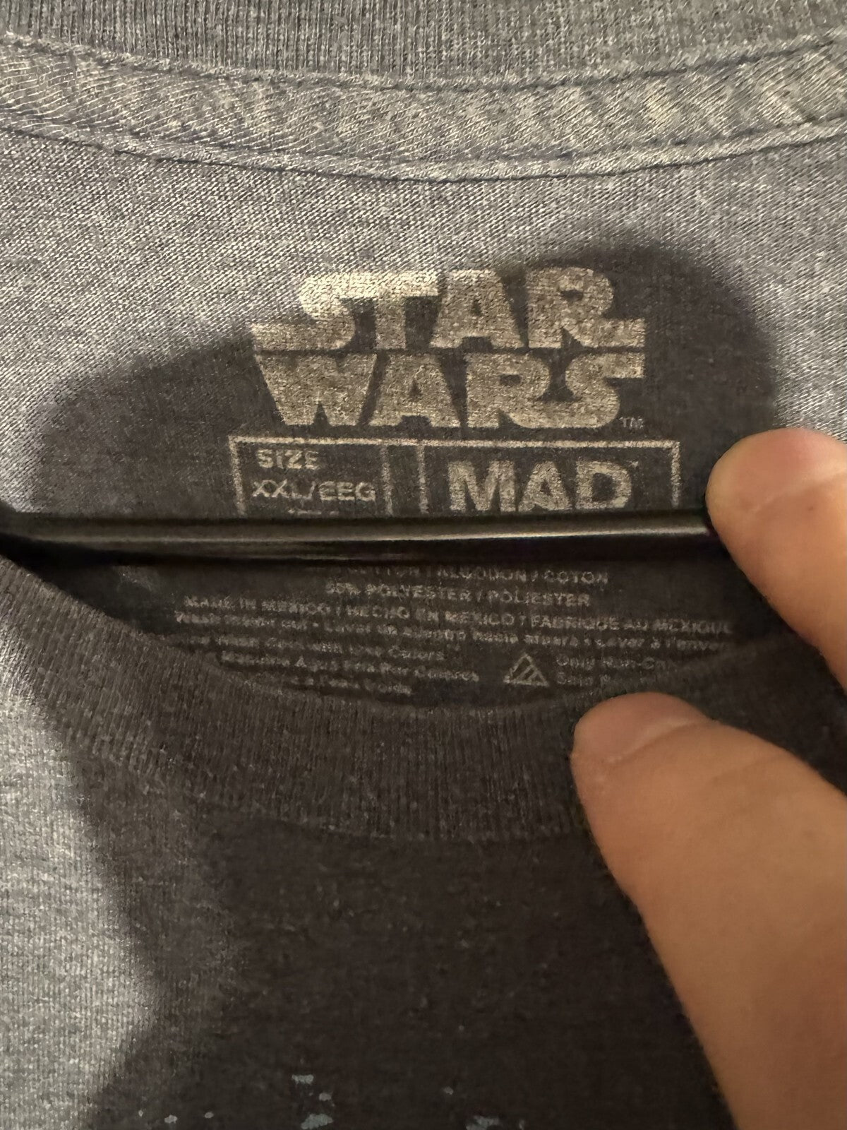 Star Wars Logo T Shirt Men's Size XXL Blue