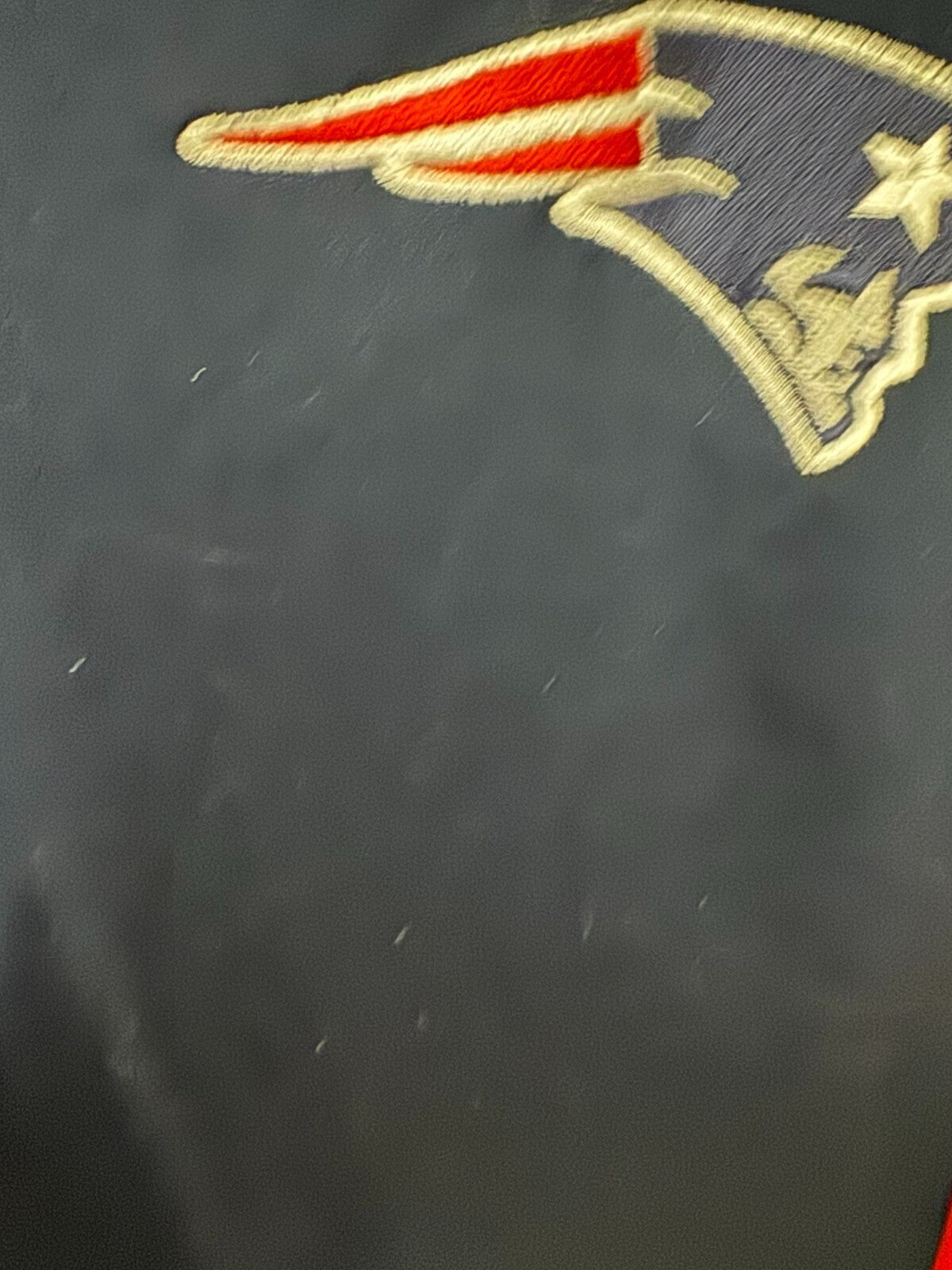 New England Patriots Antigua 1/4 Zip Men L Blue L/S NFL