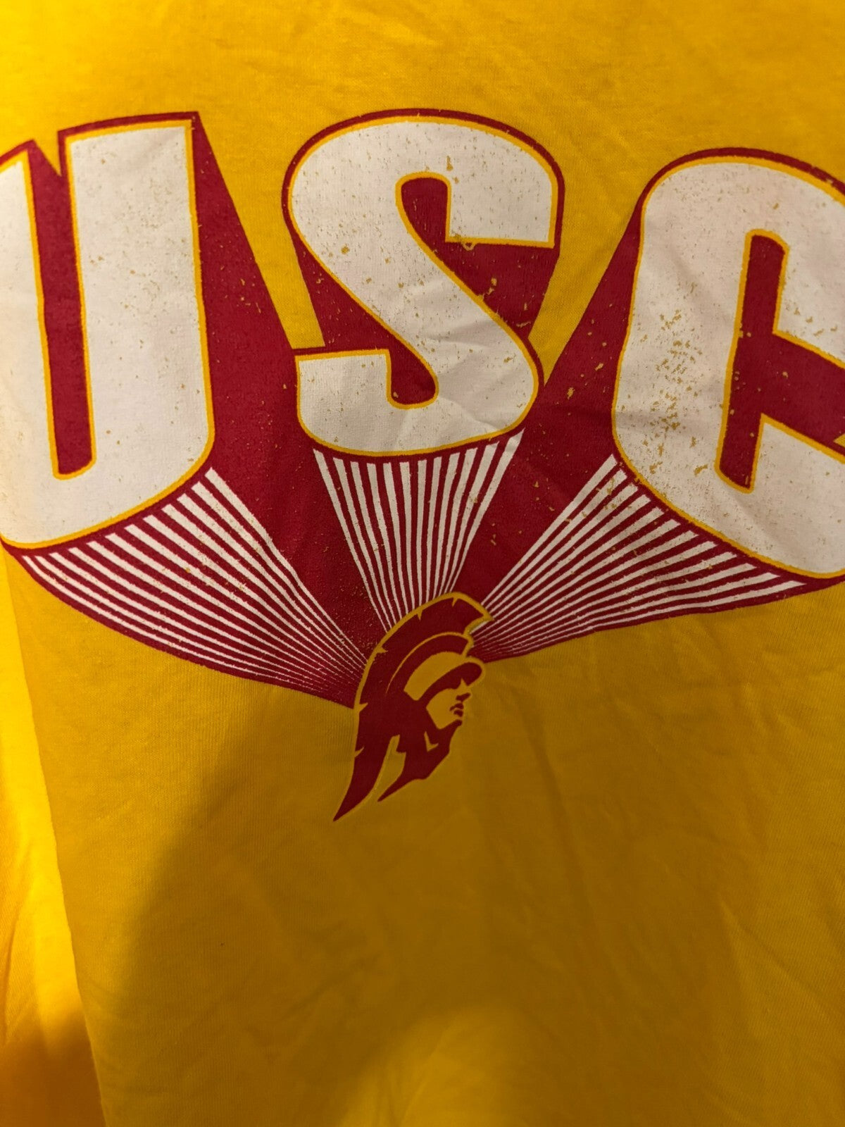 USC Trojans T-shirt Men's Sz 3XL Yellow NEW WITHOUT TAGS