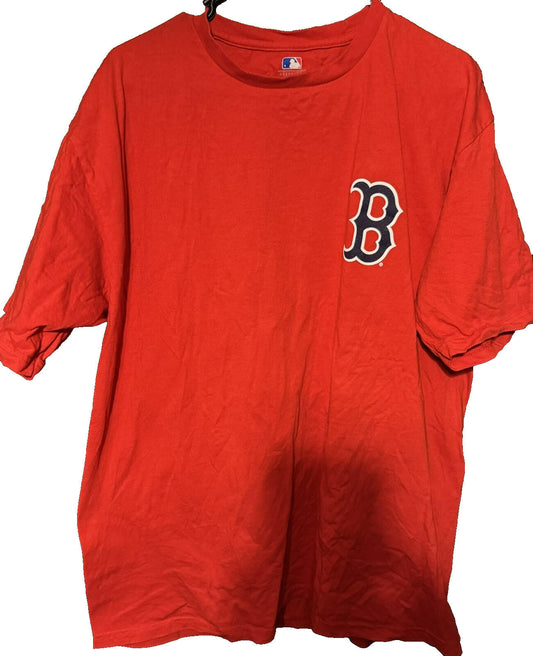 Boston Red Sox Double Sided S/S T-Shirt Men's XL Red