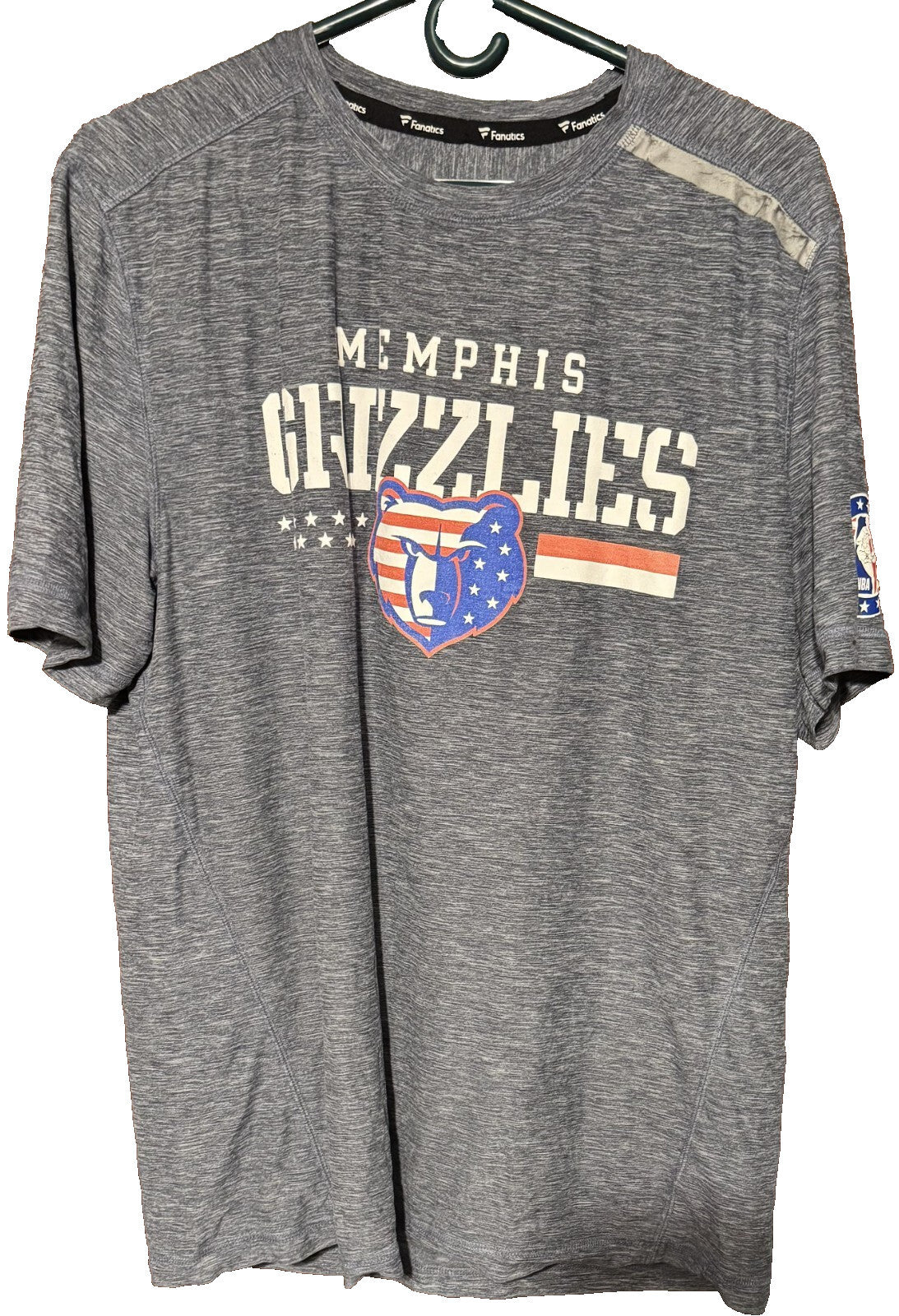 Memphis Grizzlies Blue S/S Tee Fanatics Men's sz L