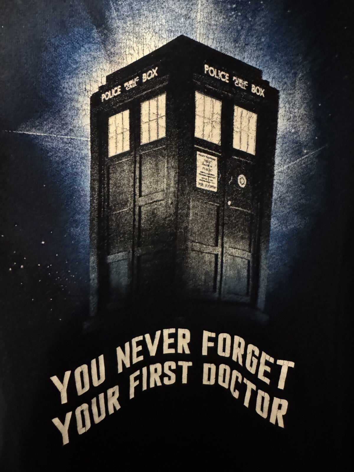 Doctor Who S/S T-Shirt Black Men's Size XL