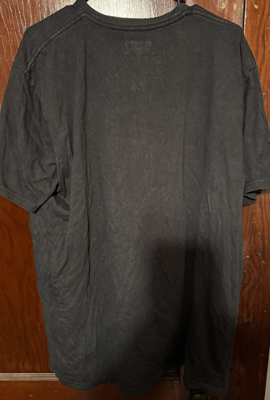 Levi's Distressed Logo Tee shirt Men's Sz XXL Black