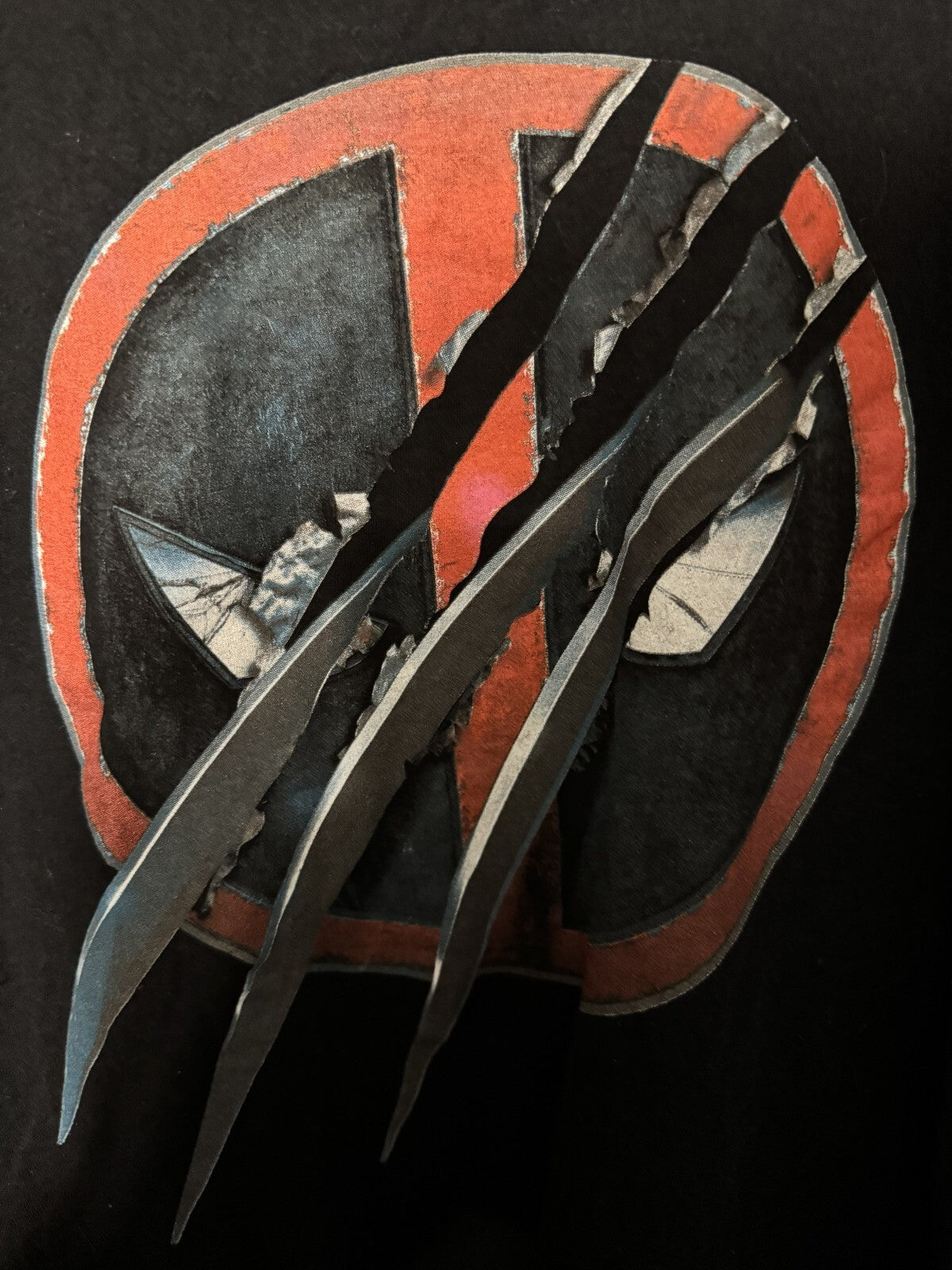 Deadpool & Wolverine Marvel S/S Tee shirt Men's Sz XL Black