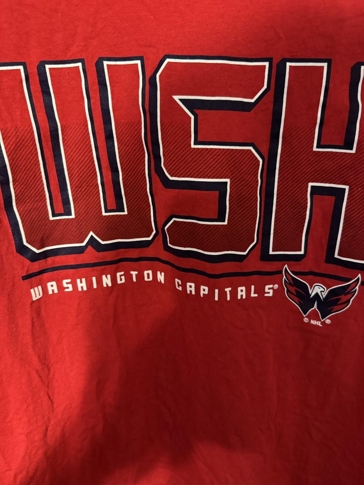 Washington Capitals Long Sleeve T-Shirt Men’s Size Red XL