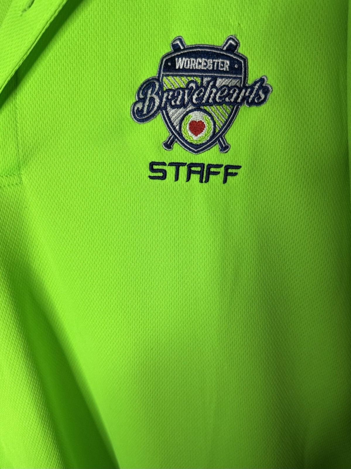 Worcester Bravehearts Polo Shirt Green men’s size XL FCBL