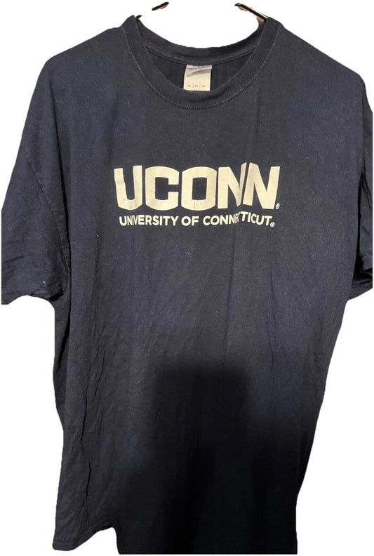 UConn Huskies Short Sleeve Tee Men's XL Blue