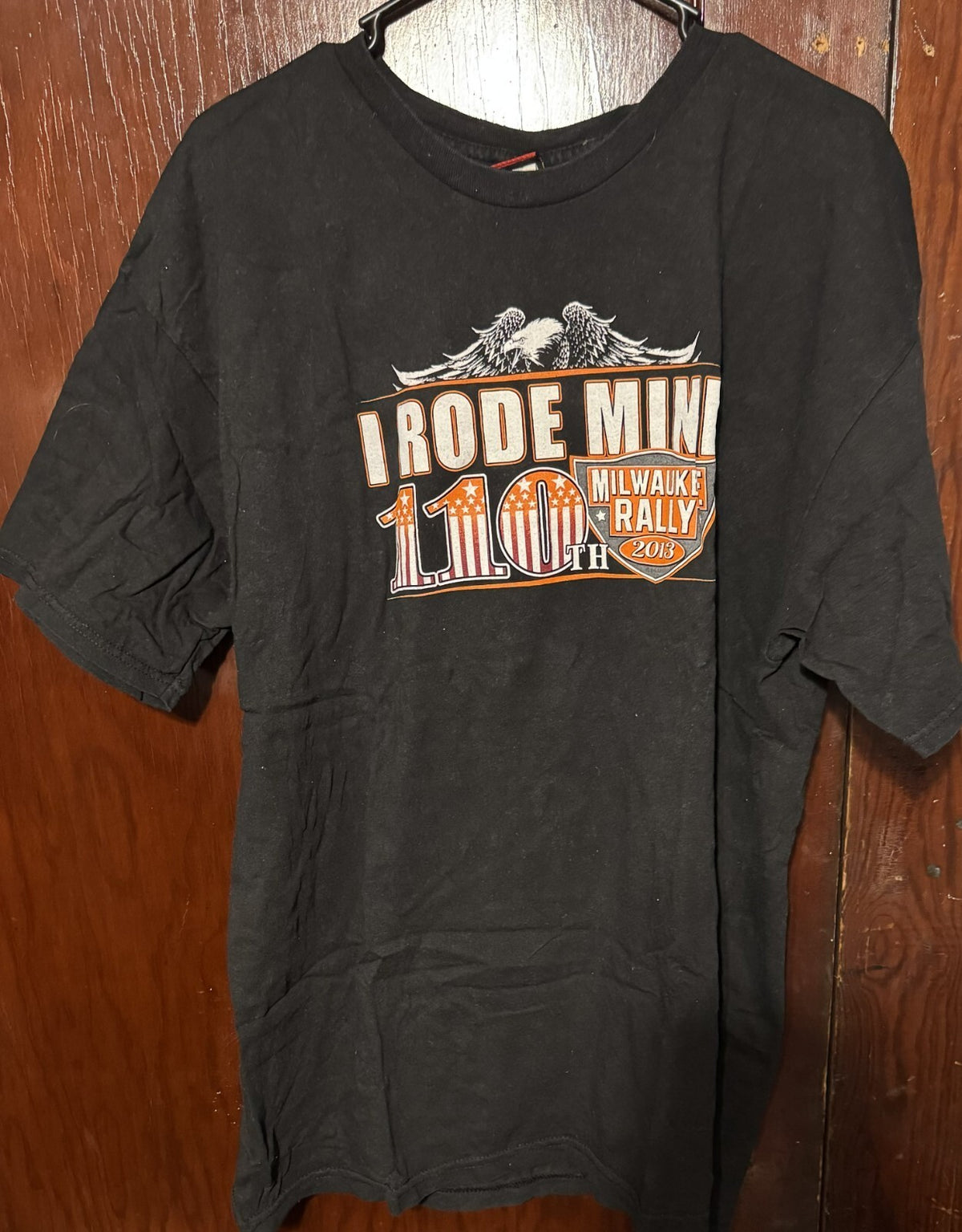 Milwaukee Motorcycle Rally Harley-Davidson Vintage T Shirt Men's Sz XL Black H-D