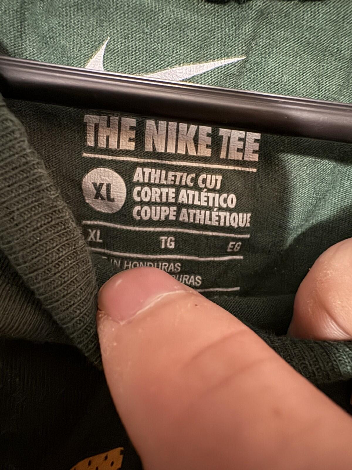 Green Bay Packers Nike T-shirt Mens Size XL Green
