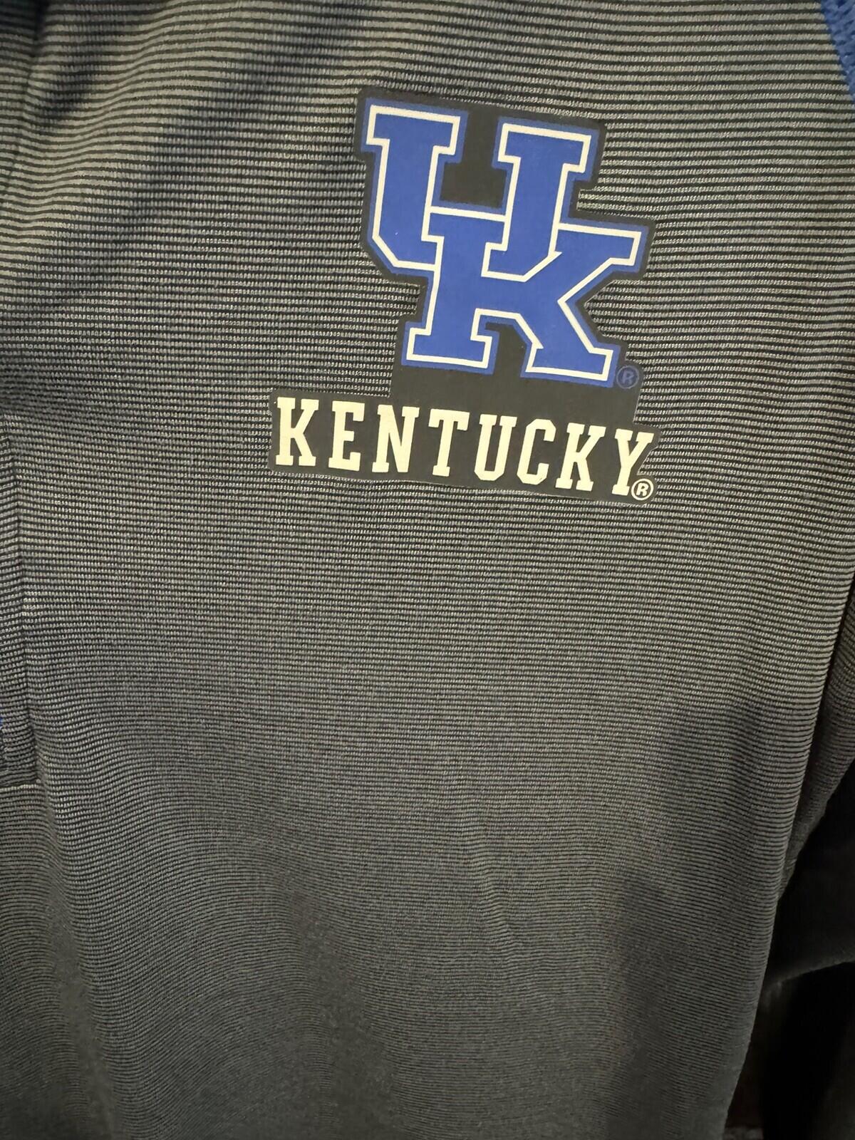 Kentucky Wildcats Polo L/S Shirt Women Sz Medium (?) Gray