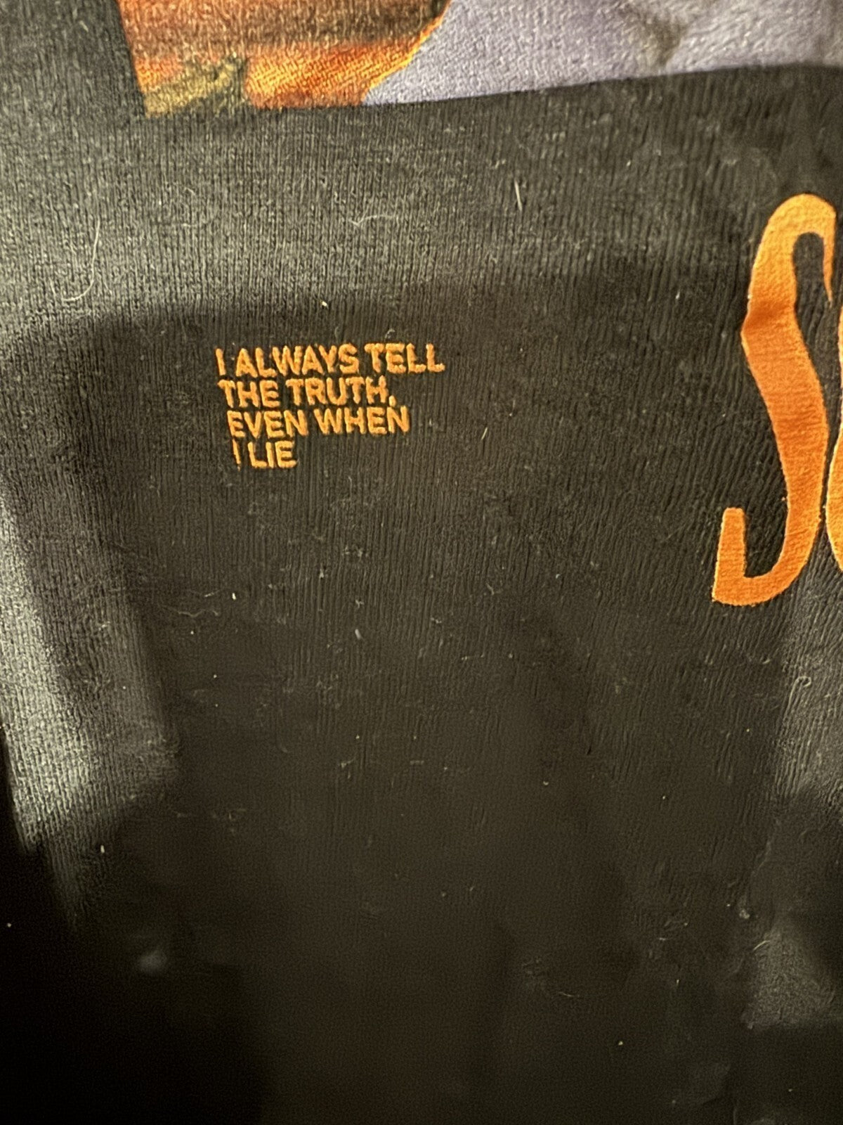 Scarface Movie Logo T Shirt Men's Size L Black Al Pacino