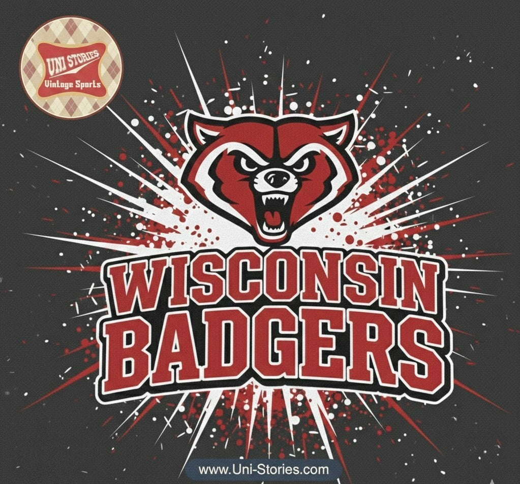 Wisconsin Badgers S/S T-Shirt Men Sz XL Red