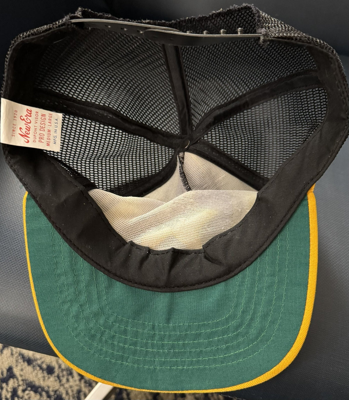 Vanderbilt Commodores Vintage New Era Trucker snapback hat OSFA Black