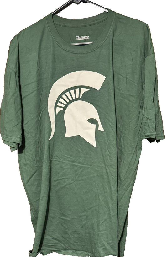 Michigan State Spartans Captivating Tee Green Men Sz XXL NWOT