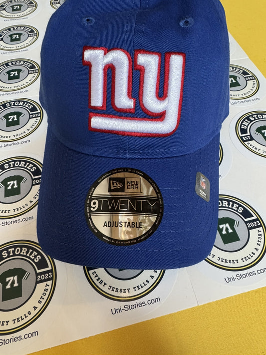 NEW YORK GIANTS BLUE New Era  Snapback, Unstructured Dad Hat NEW WITH TAGS
