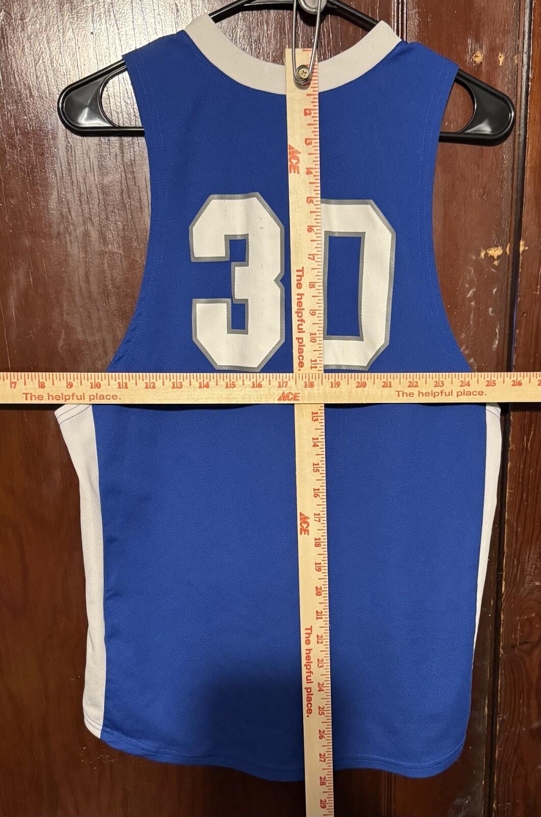 Kentucky Wildcats Basketball Jersey Adult M Blue #30 College Men