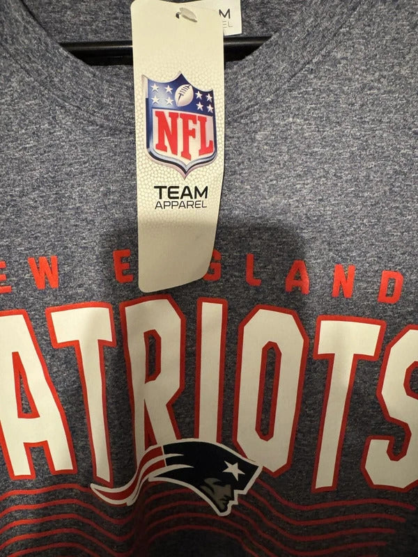 New england patriots long sleeve t shirt men xl blue new with tags