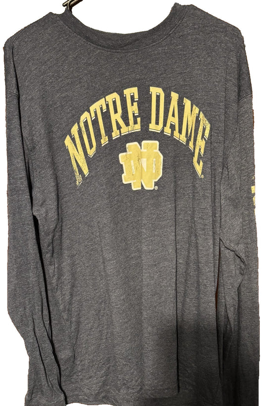 Notre Dame Fighting Irish Blue Colosseum T-Shirt Men Size XL
