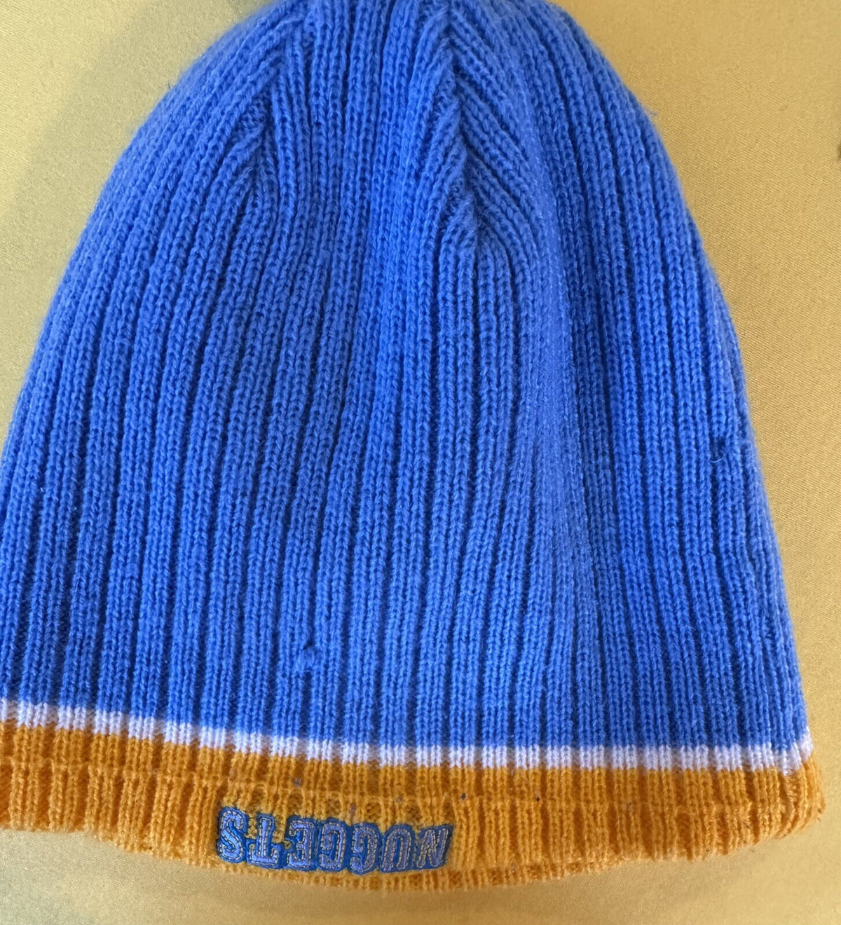 Denver Nuggets Vintage Knit Beanie Hat Winter Cap Toque Blue