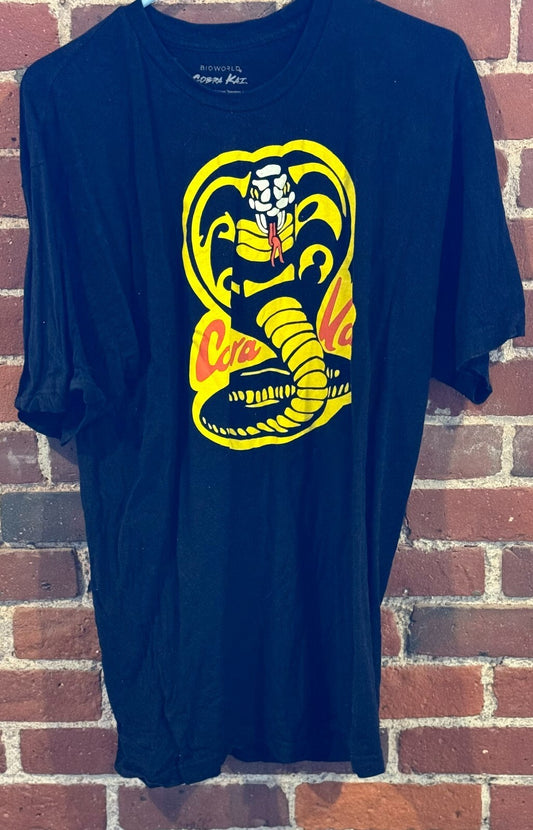Cobra Kai Karate Kid Tee Shirt Men's Size XXL Black