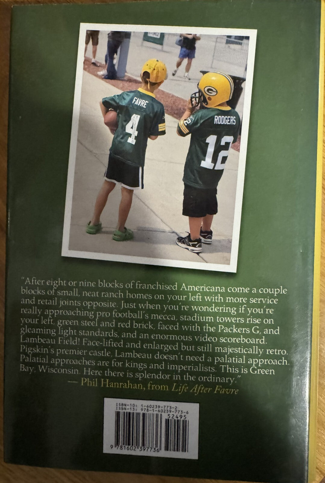 Life After Favre by Phil Hanrahan hardcover Green Bay Packers