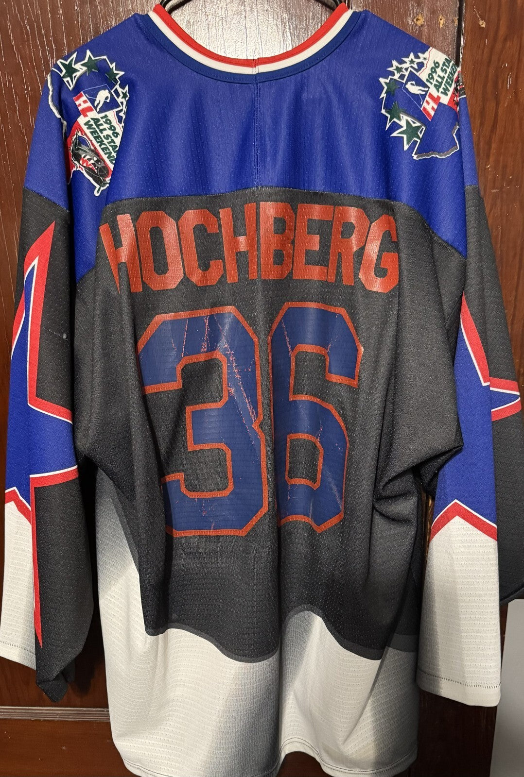 IHL Western Conference Vintage All-Star Hockey Jersey Size Men XXL Bauer Black