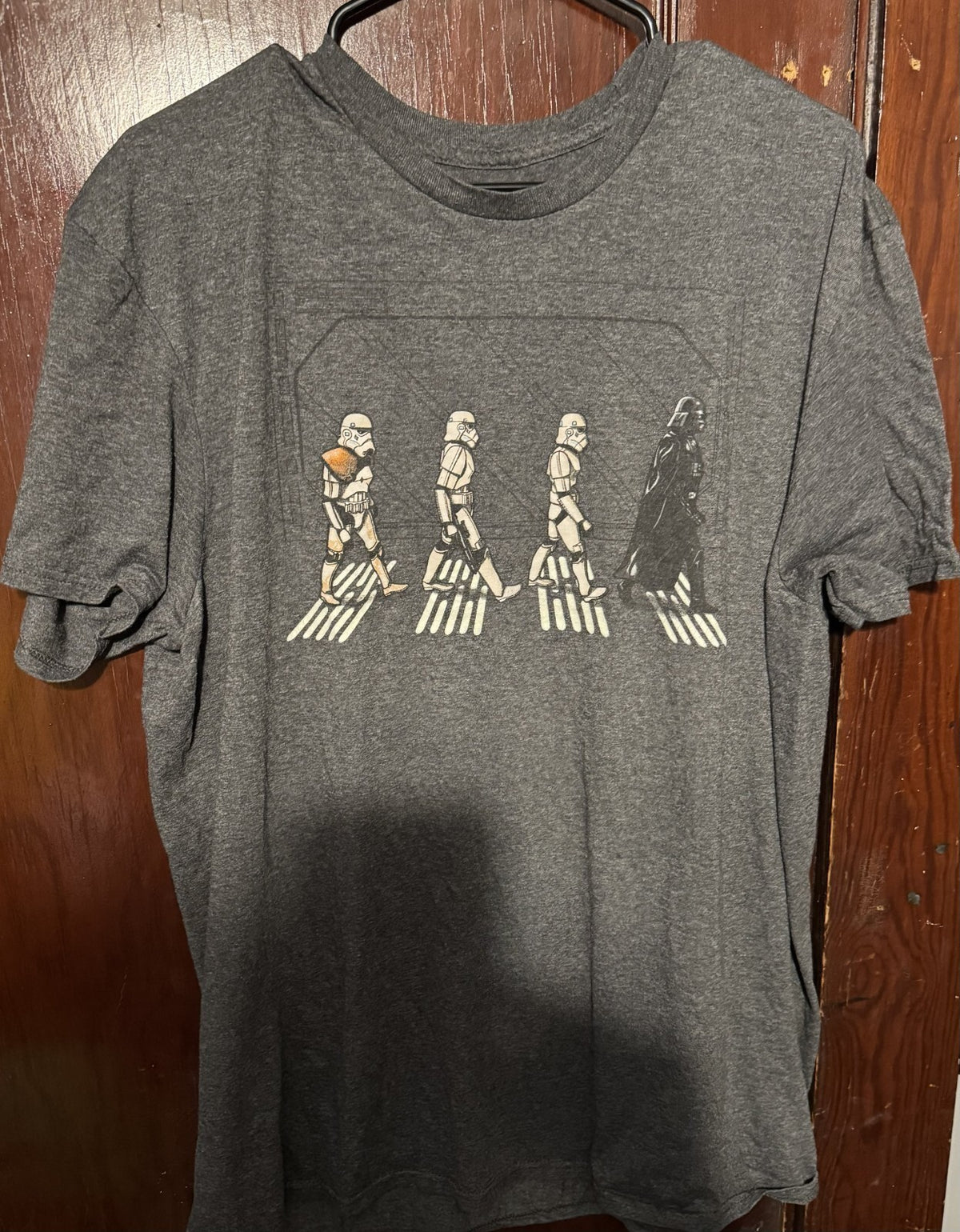 Star Wars Darth Vader Abbey Road T-Shirt Men's Size XL Gray