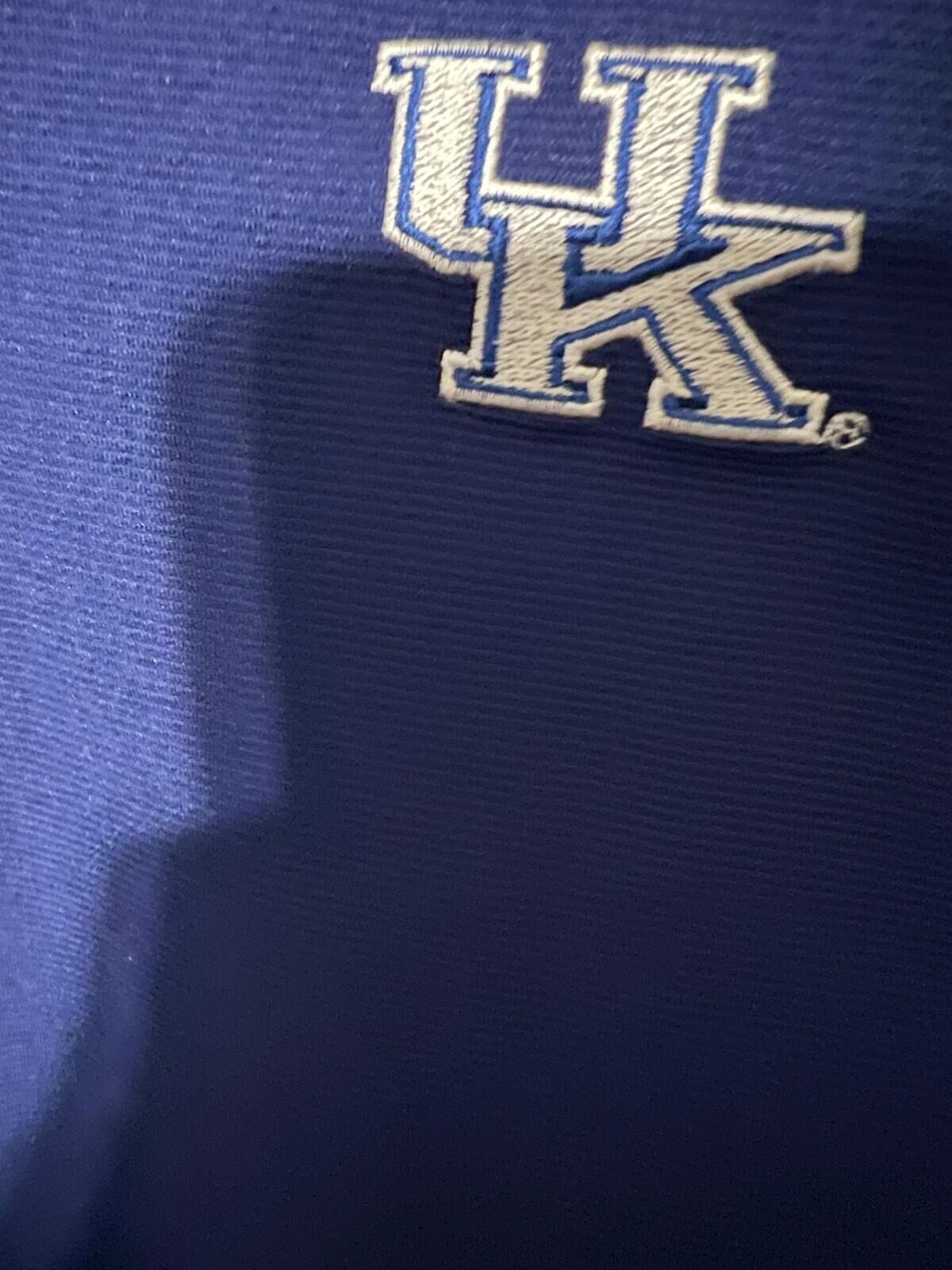 Kentucky Wildcats Antigua Men's Polo Men Size Med Blue