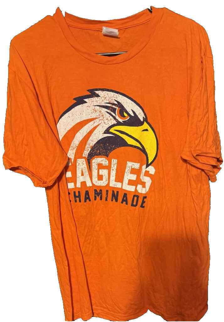 Chaminade Eagles Hawaii T-Shirt Orange NCAA Men's Size L
