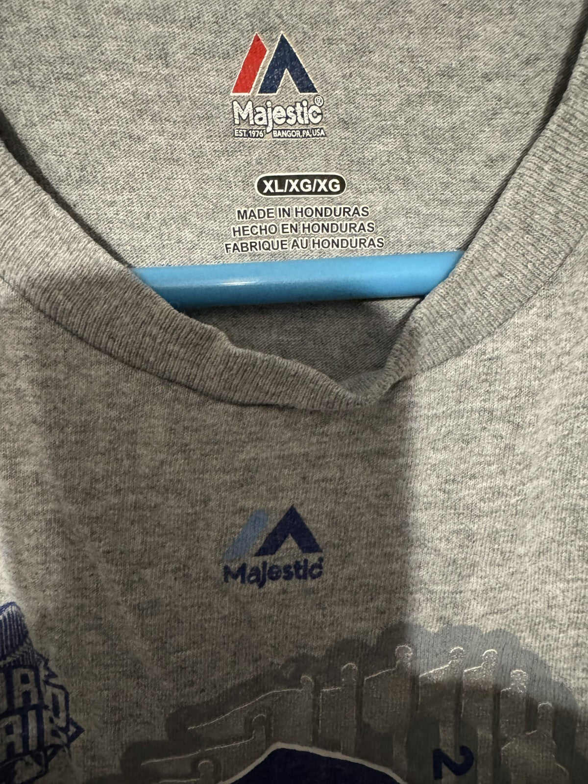 Kansas City Royals 2015 World Series Champions t-shirt Men's Size XL Gray