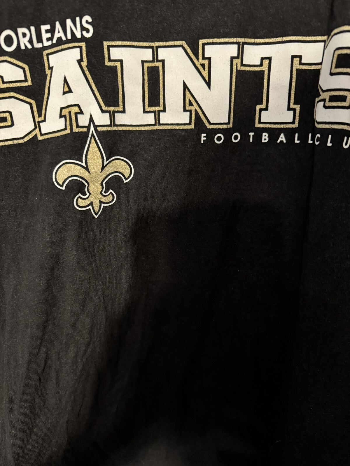 New Orleans Saints Reebok Long Sleeve tee shirt Men size XL