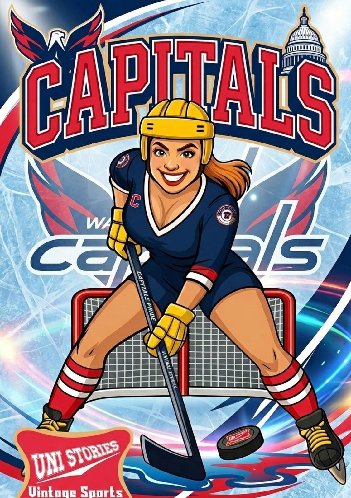 Washington Capitals Long Sleeve T-Shirt Men’s Size Red XL