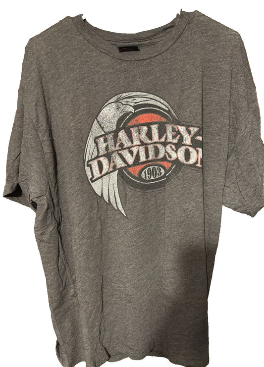 Harley-Davidson of New Berlin WI T-Shirt Men Sz XL Gray H-D