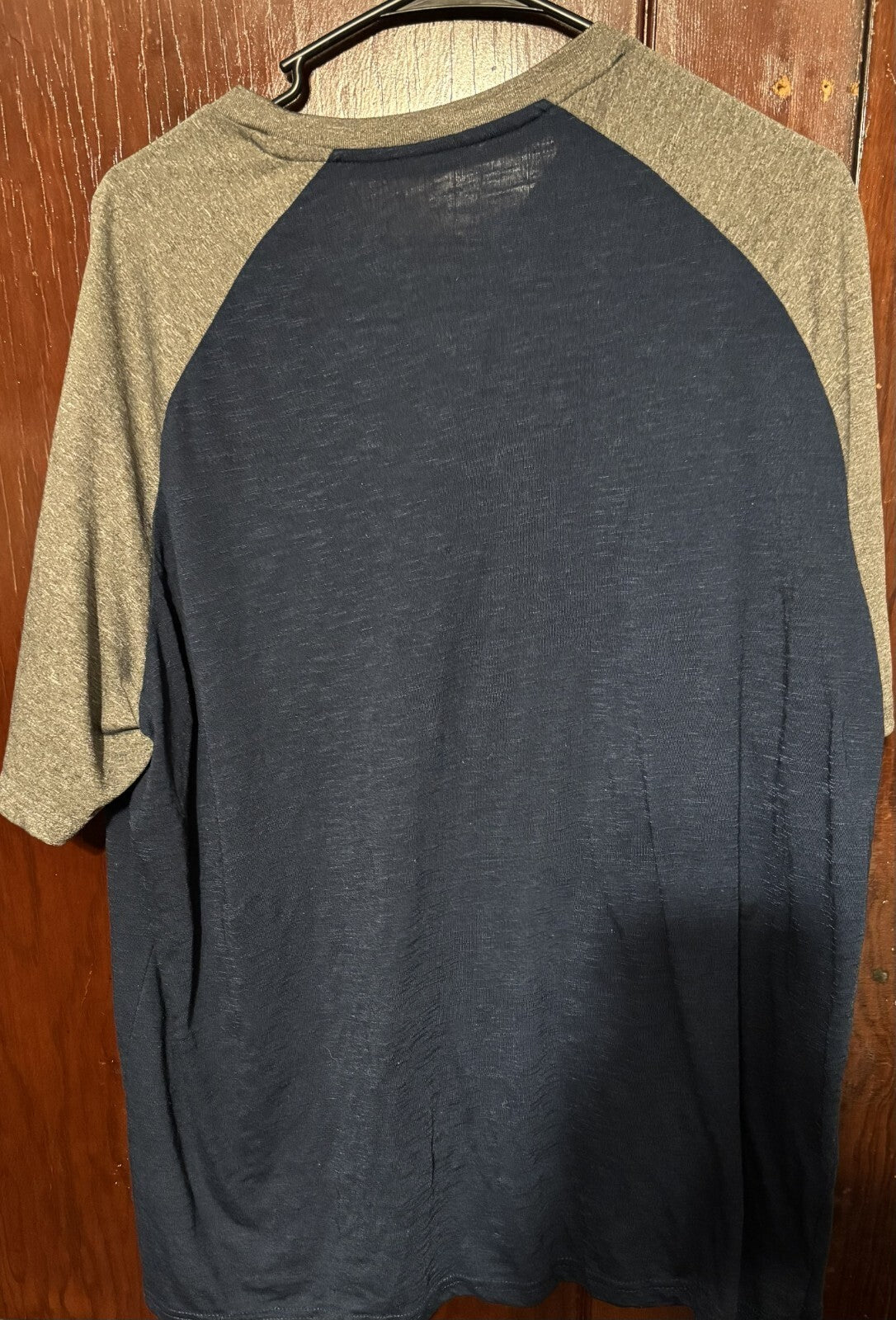 US Air Force Blue/Gray Raglan Logo T-shirt Men's Size XL (?)