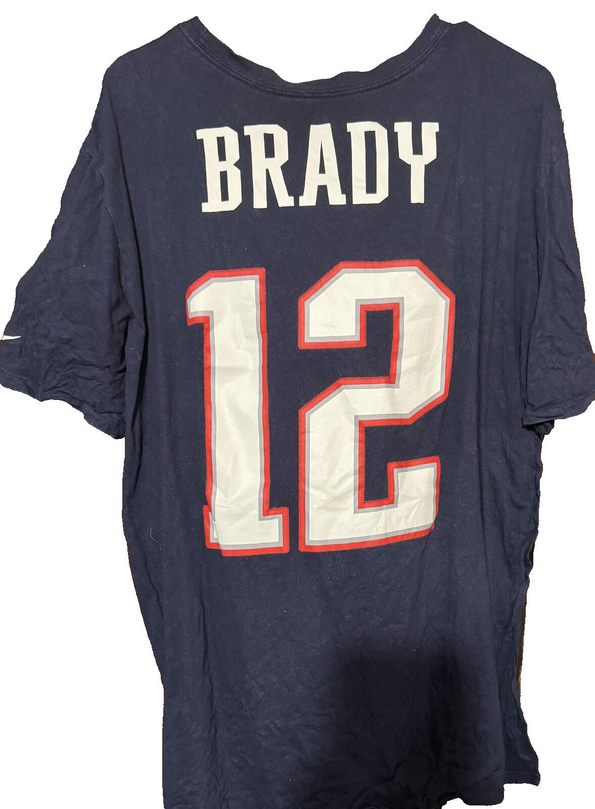 New England Patriots Nike Tom Brady Player T-Shirt Men XXL Blue