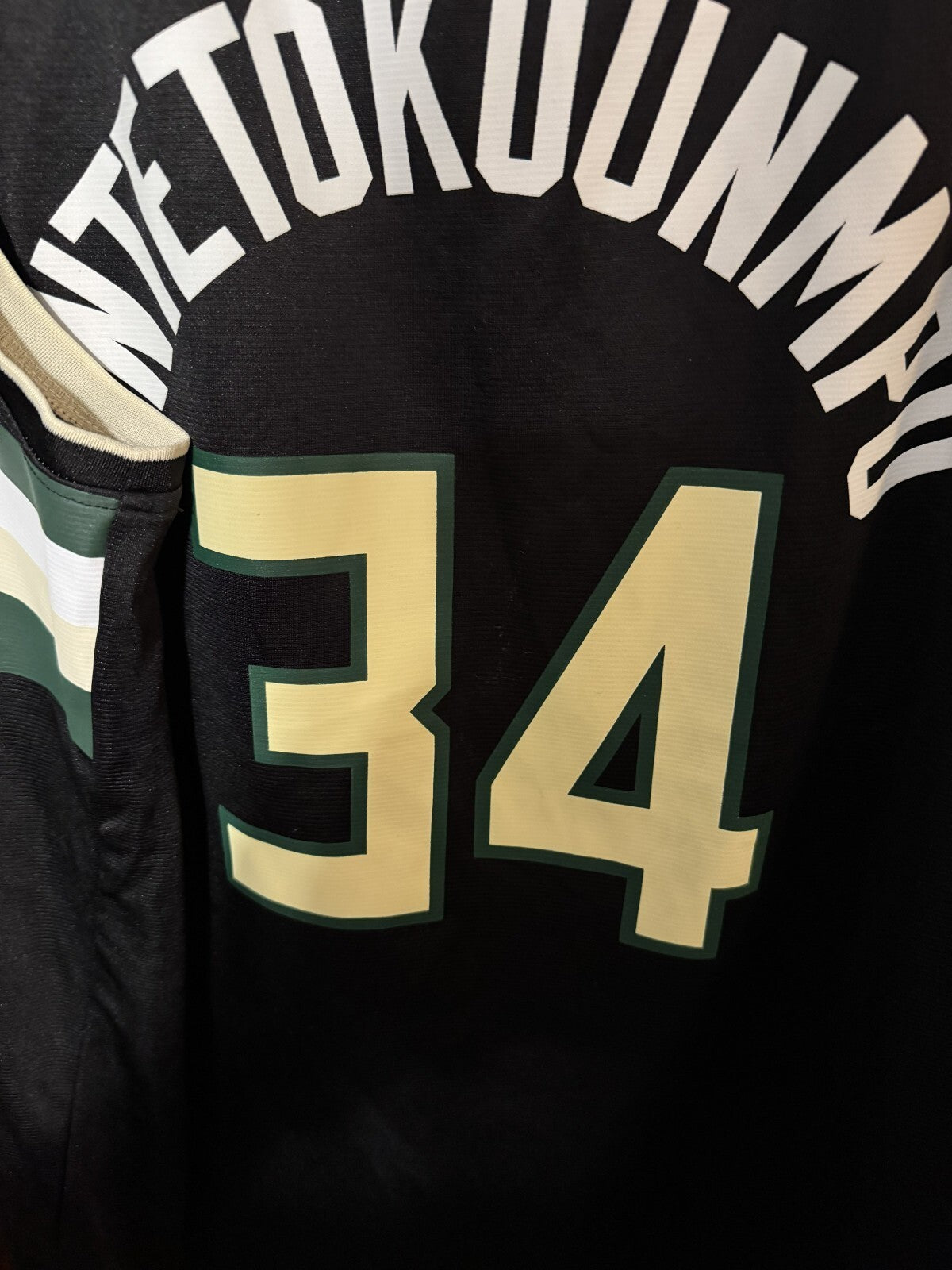 Milwaukee Bucks Giannis Antetokounmpo Fanatics Jersey Black Men Sz XXL