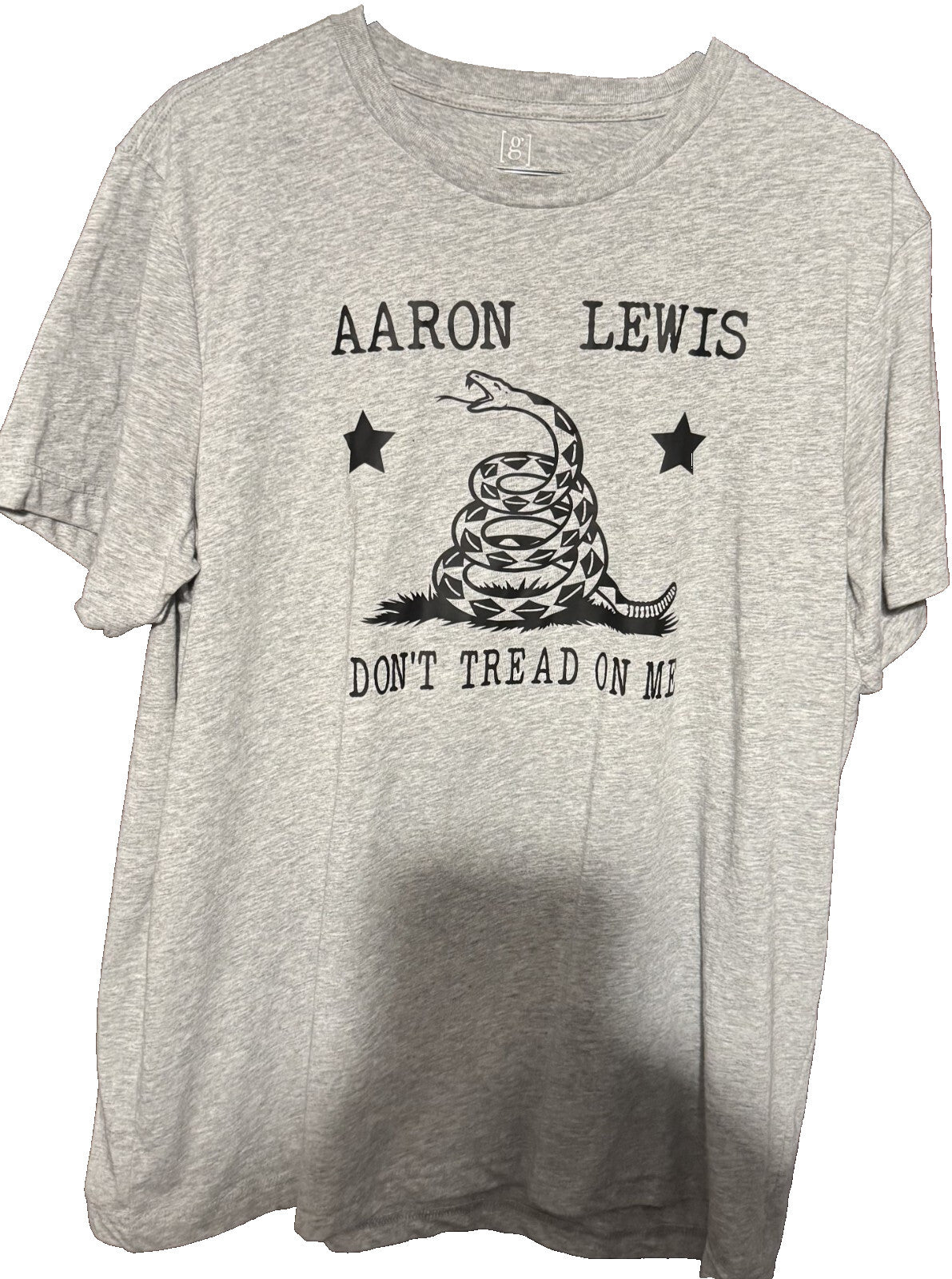 Aaron Lewis Concert t-shirt Gray Men's size XL