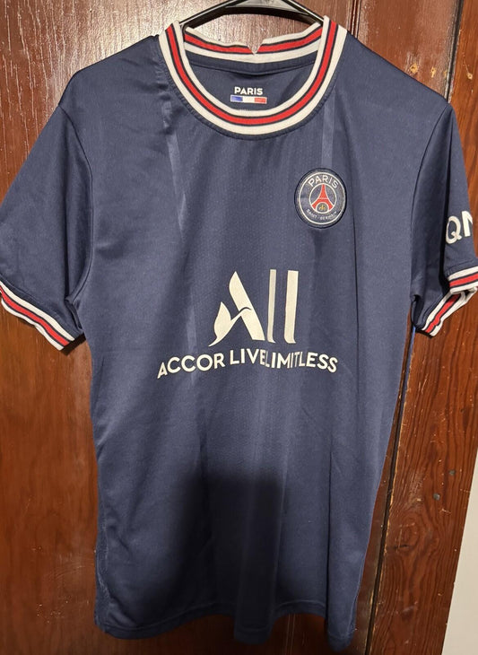 Paris St. Germain Men's Soccer jersey Size M Blue/Red