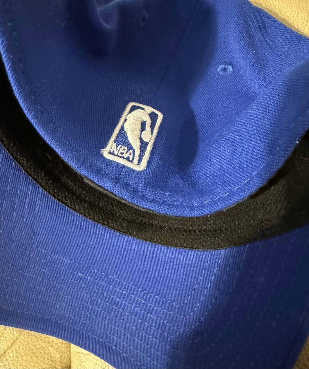 Golden State Warriors New Era Blue 5x Champions 39Thirty Flex Fit Hat Sz M/L