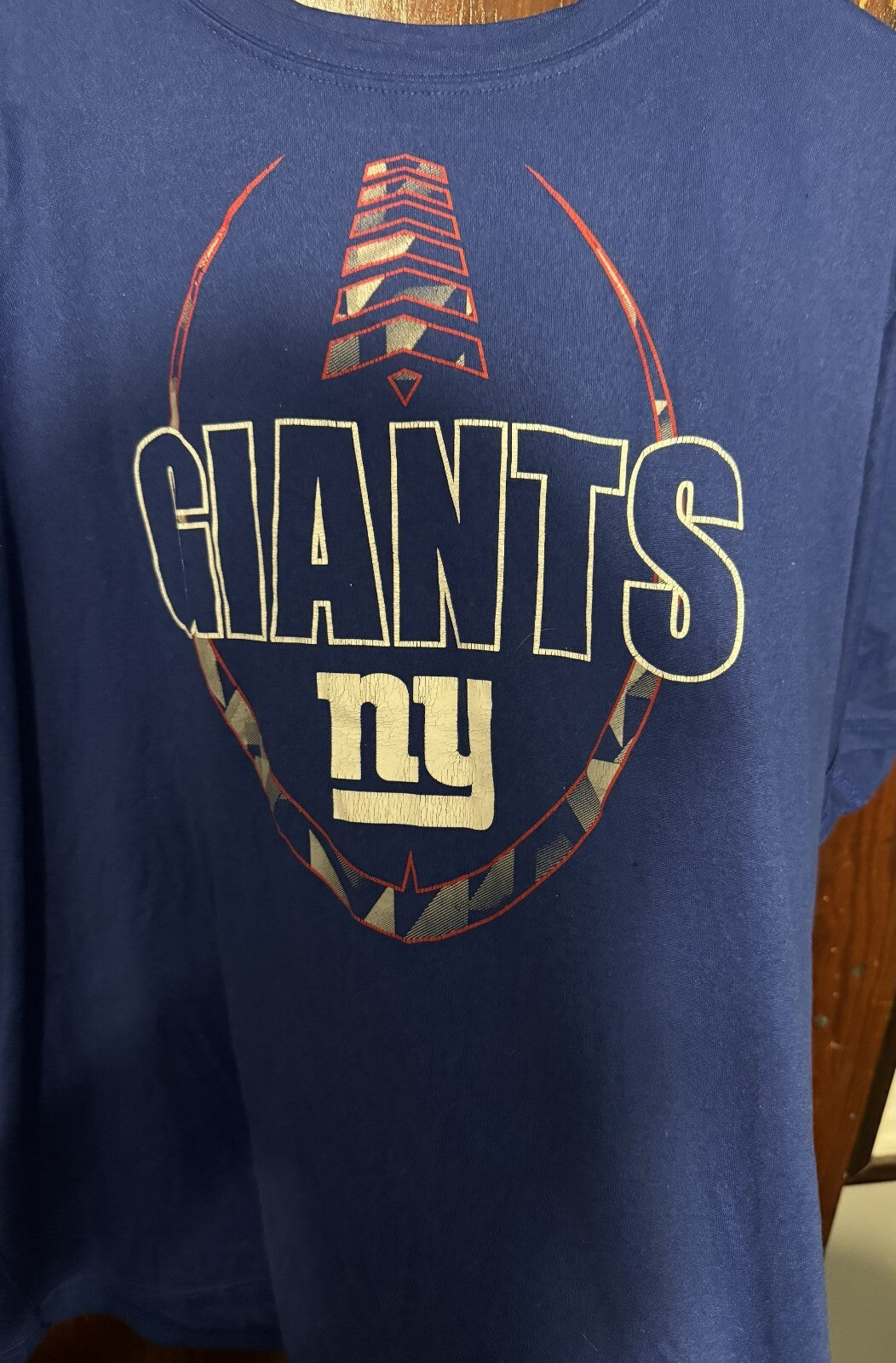 New York Giants Football Nike Men T-Shirt Men Sz XL Blue