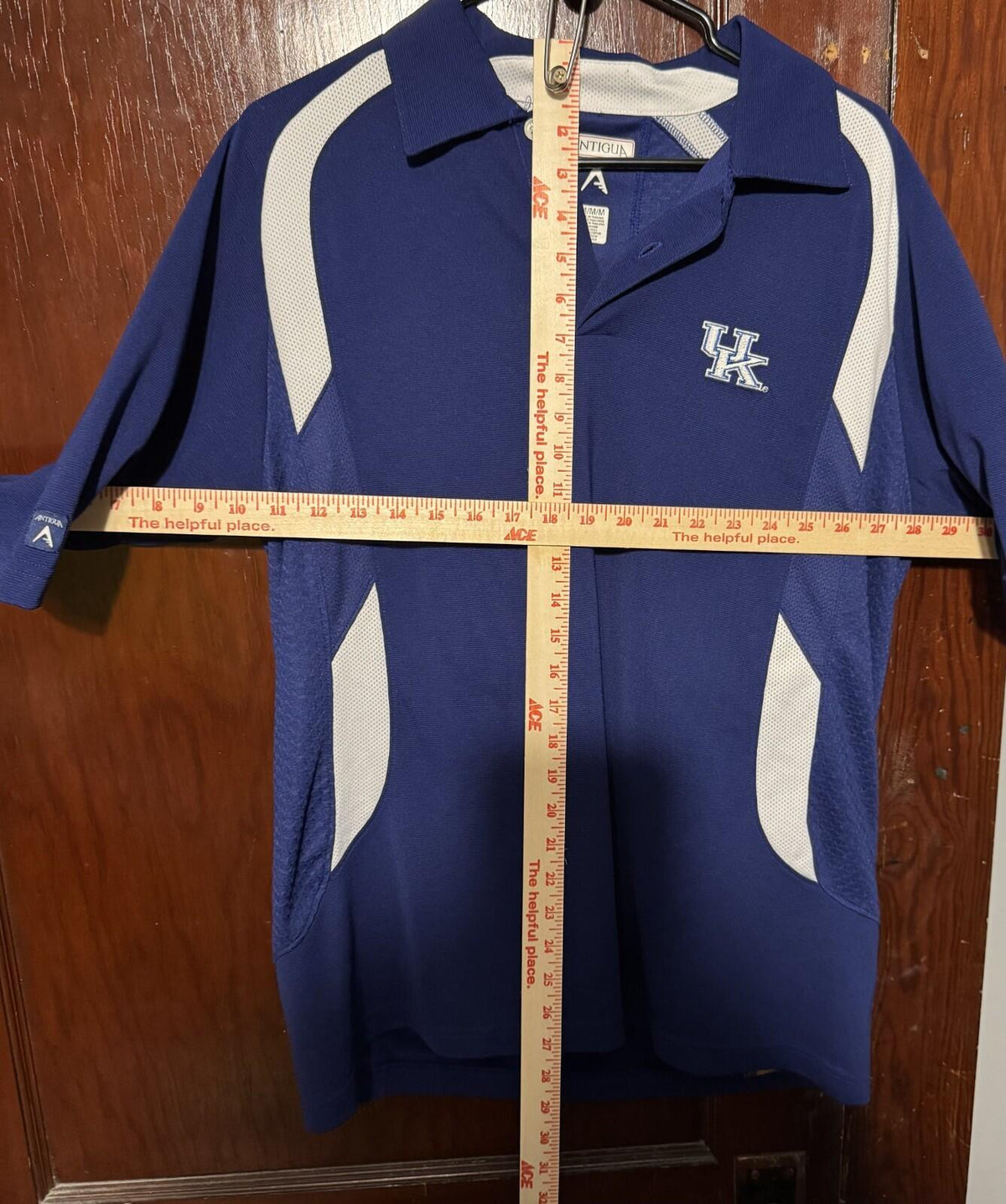 Kentucky Wildcats Antigua Men's Polo Men Size Med Blue